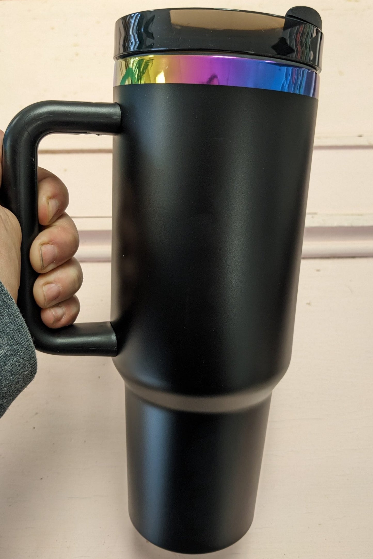 GRAD Class of 2024 40oz Rainbow Powder Coated Tumblers Same as Stanley