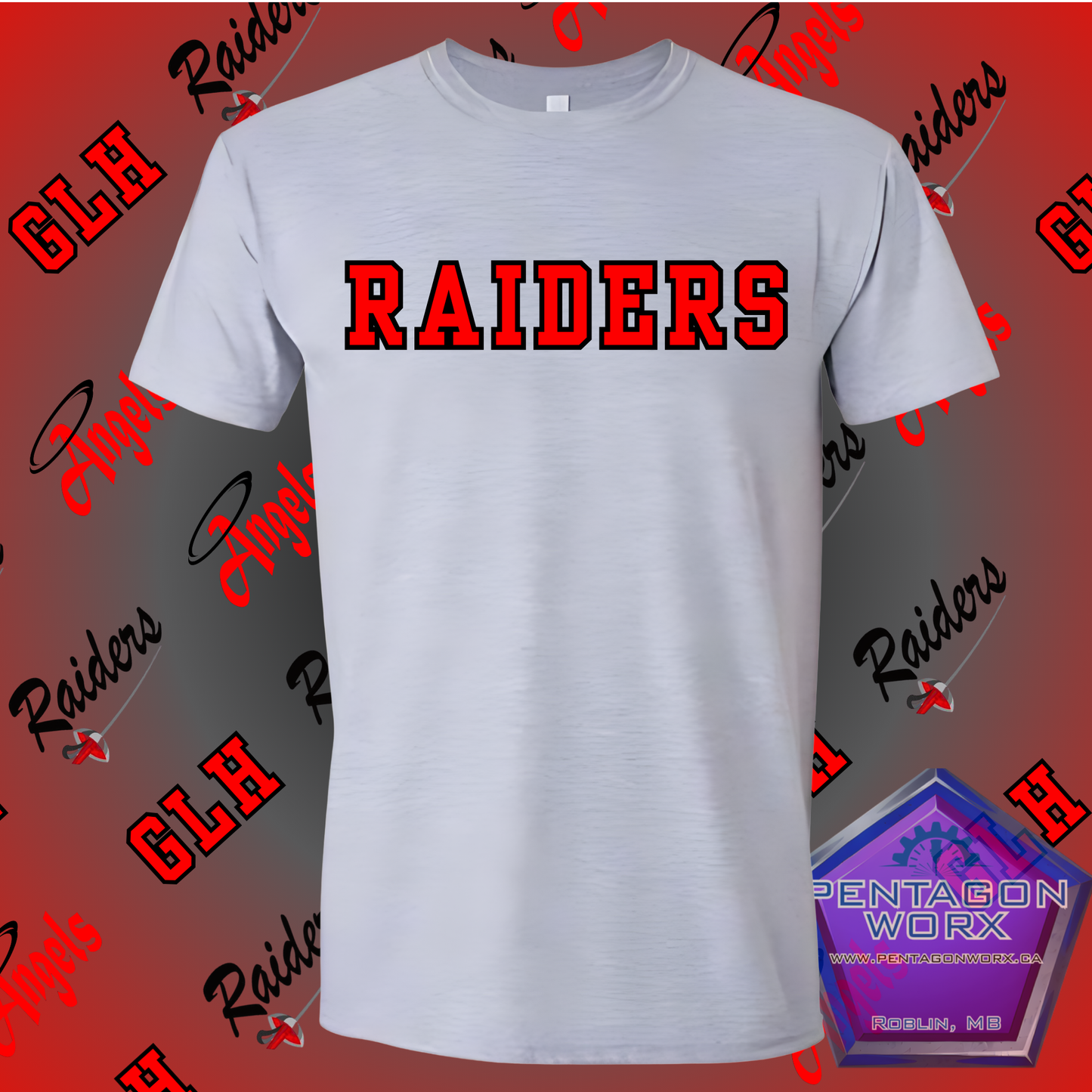 GLH | T-SHIRT RAIDERS TEXT Mens
