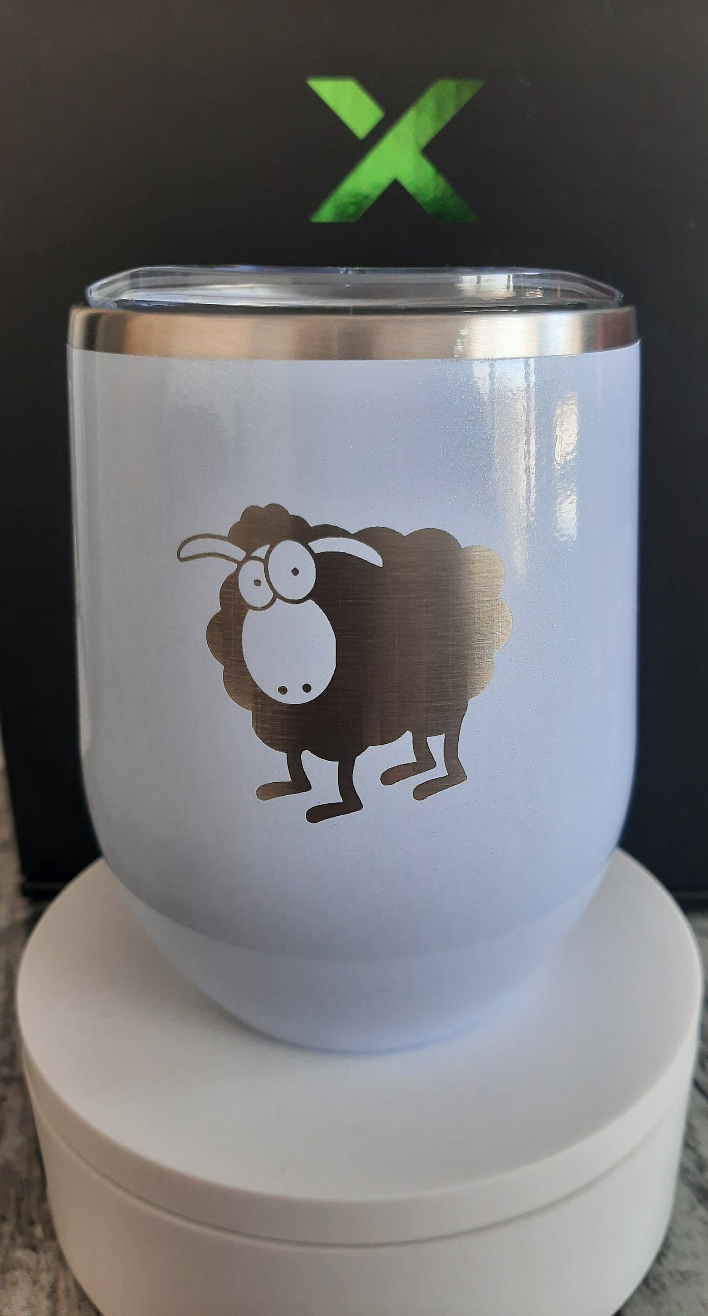 Bev Steel 12 oz Stainless Steel Wine Tumbler