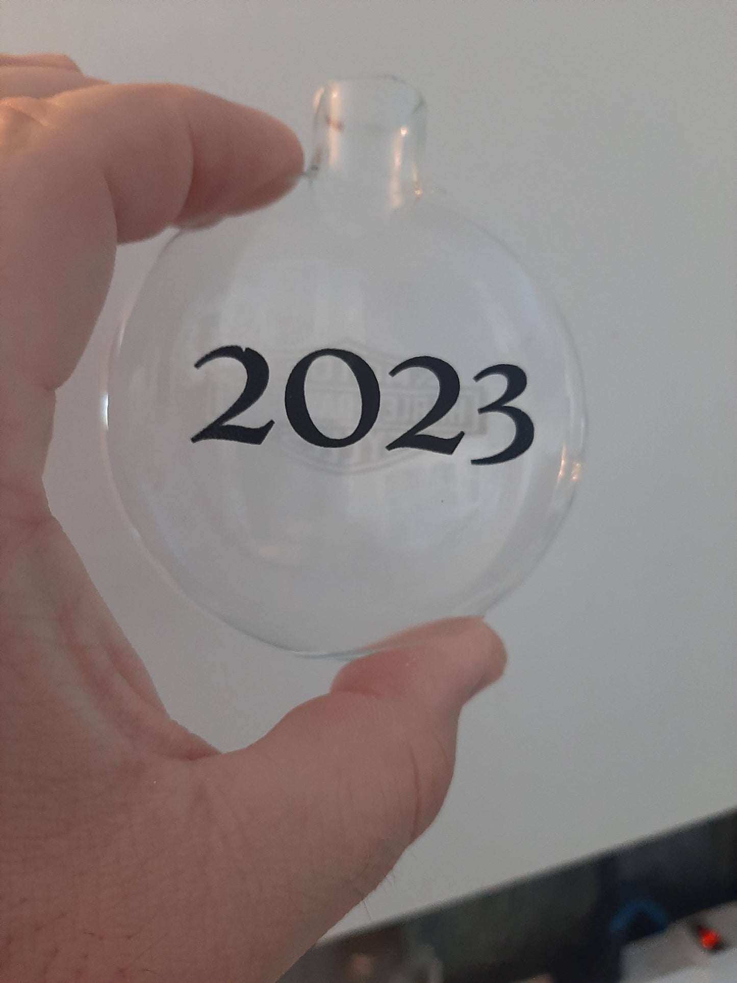 80mm/3.14 inch Glass Disc Ornaments Custom Personalized Engraved or Etched