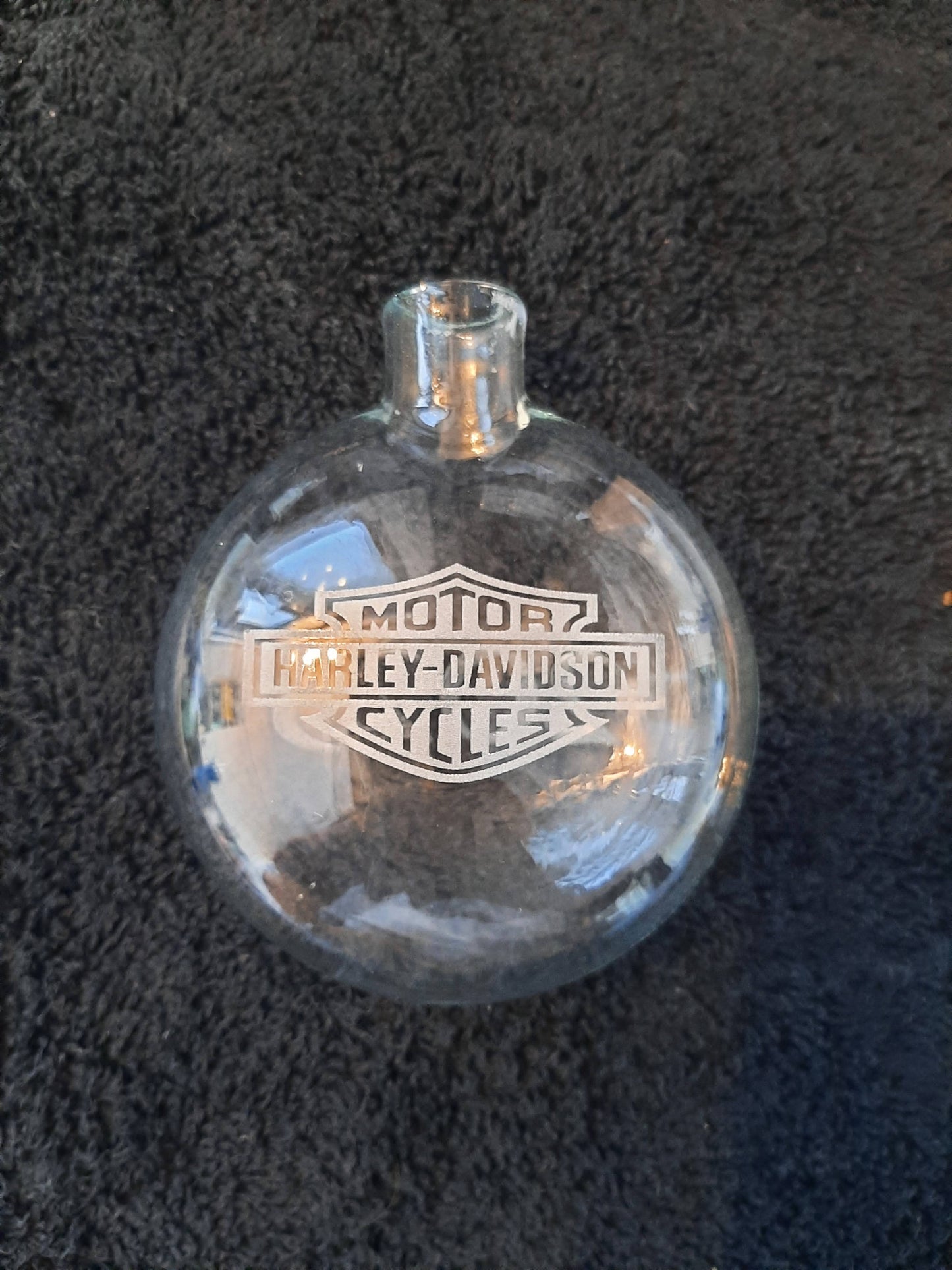 80mm/3.14 inch Glass Disc Ornaments Custom Personalized Engraved or Etched