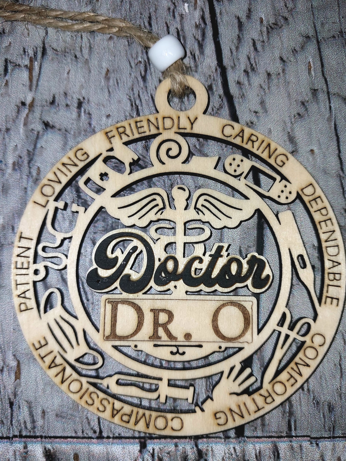 Doctor Ornament, Christmas Ornaments, Doctor Gift, Doctor Appreciation