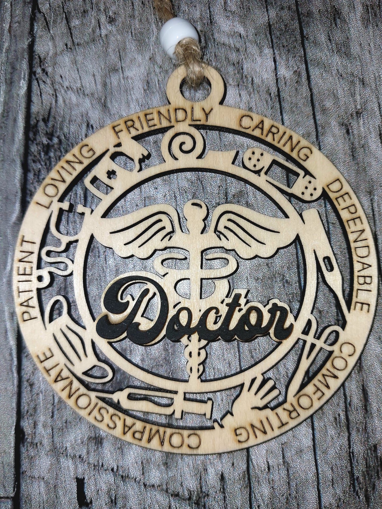Doctor Ornament, Christmas Ornaments, Doctor Gift, Doctor Appreciation