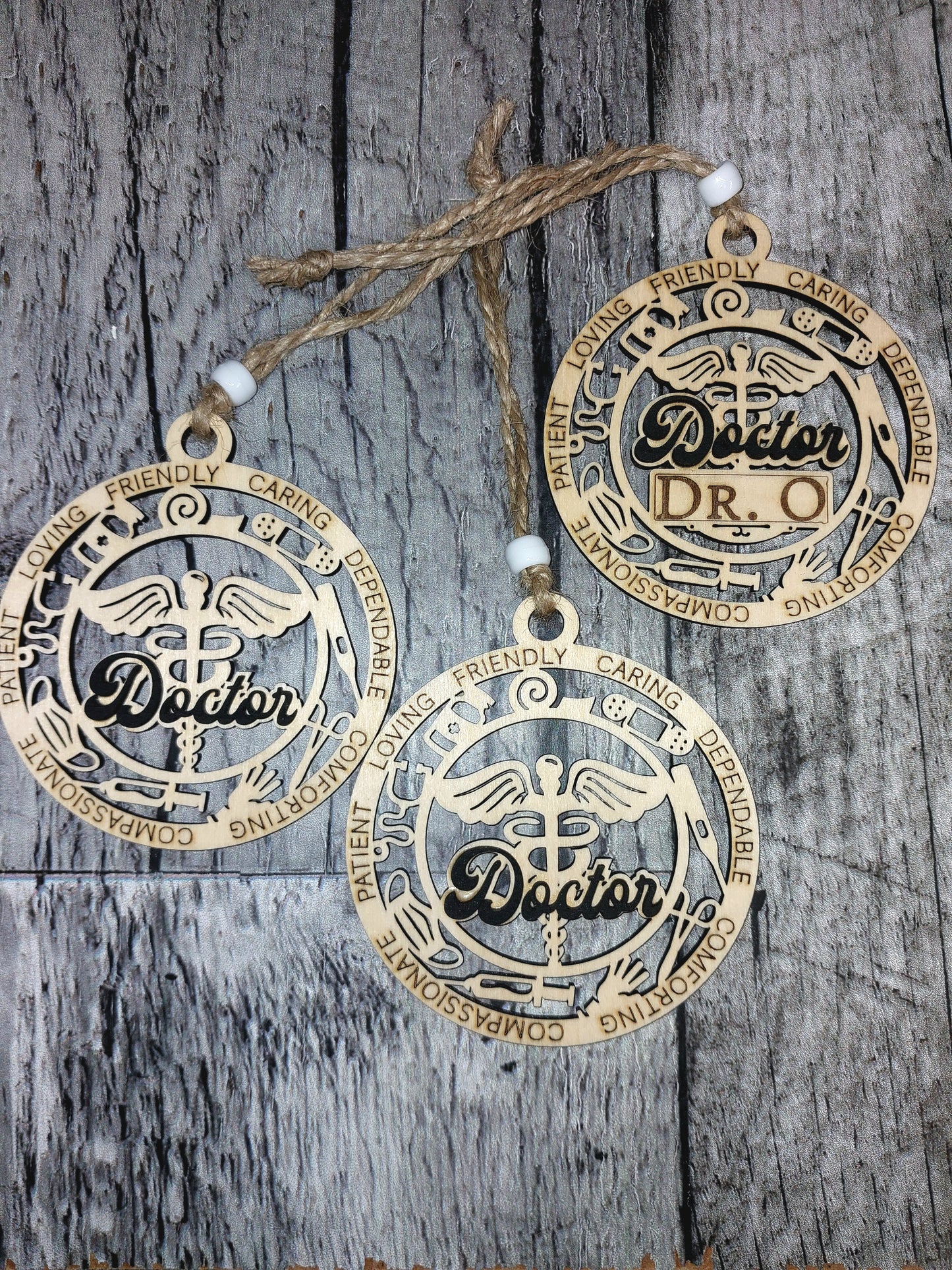 Doctor Ornament, Christmas Ornaments, Doctor Gift, Doctor Appreciation