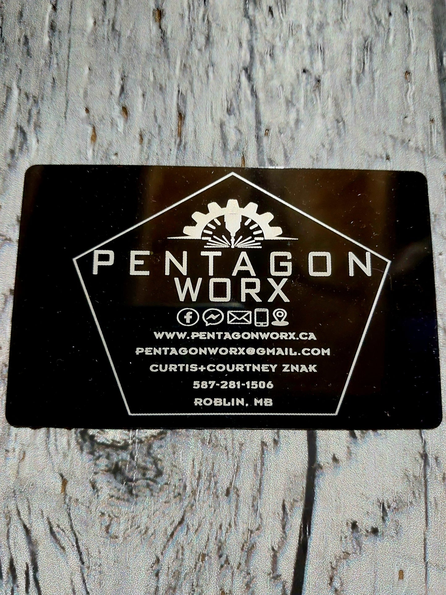 Metal Business Cards (Aluminum)