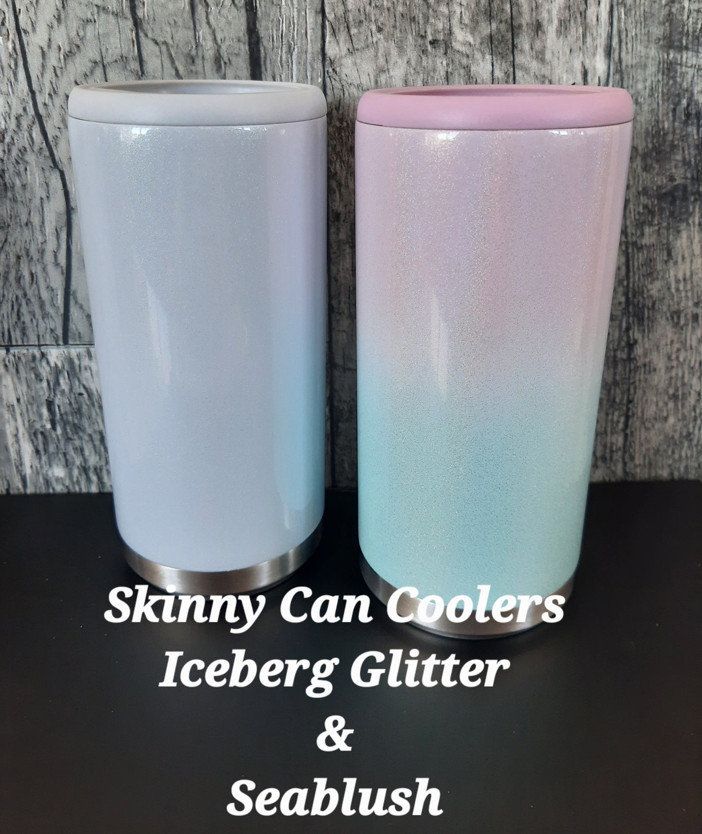 Skinny & Standard Can Cooler 12 oz Stainless Steel Can Cooler F**K It Let's get dirty