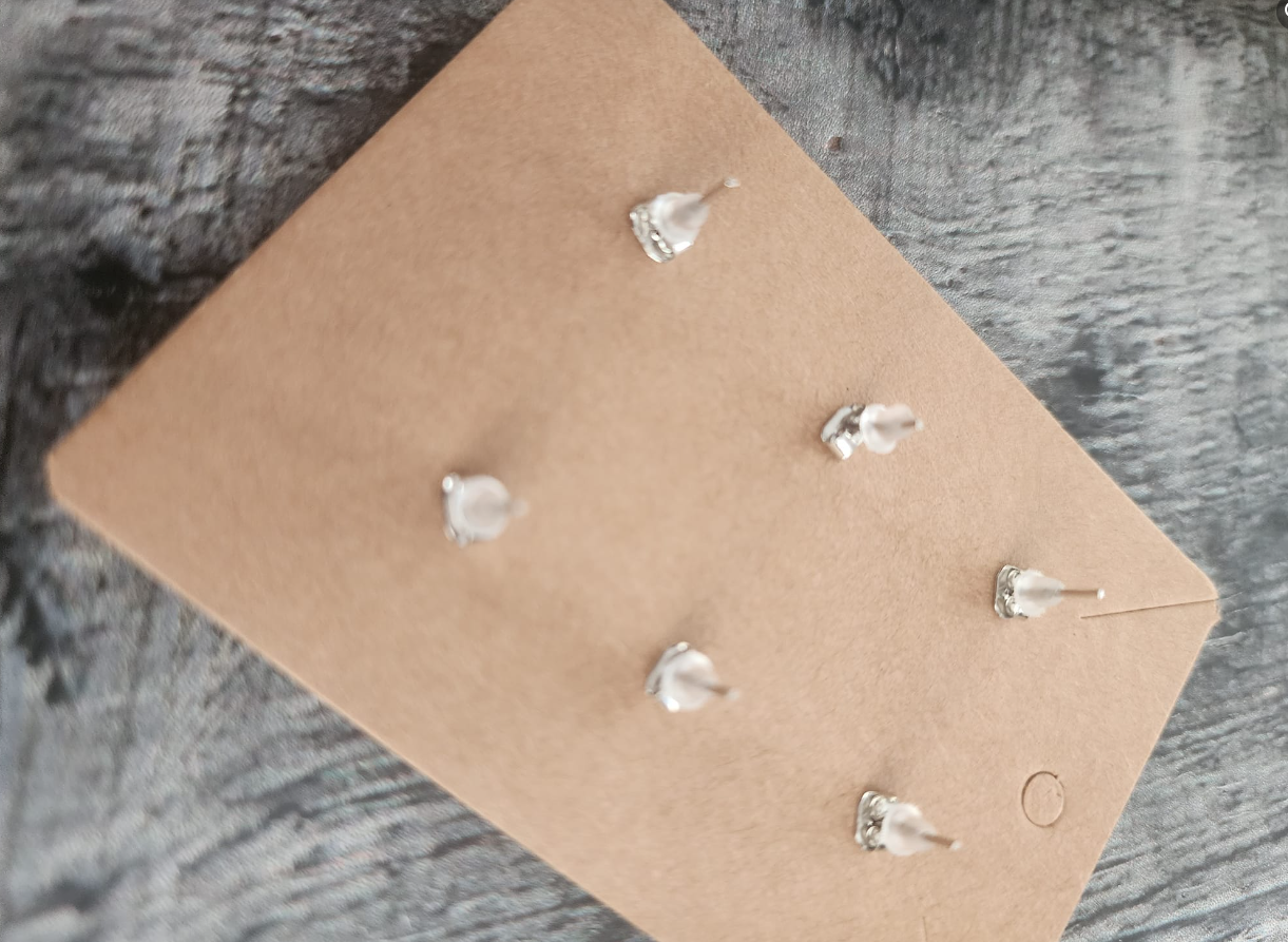 Cute Stud Earrings Handcrafted Laser Cut.