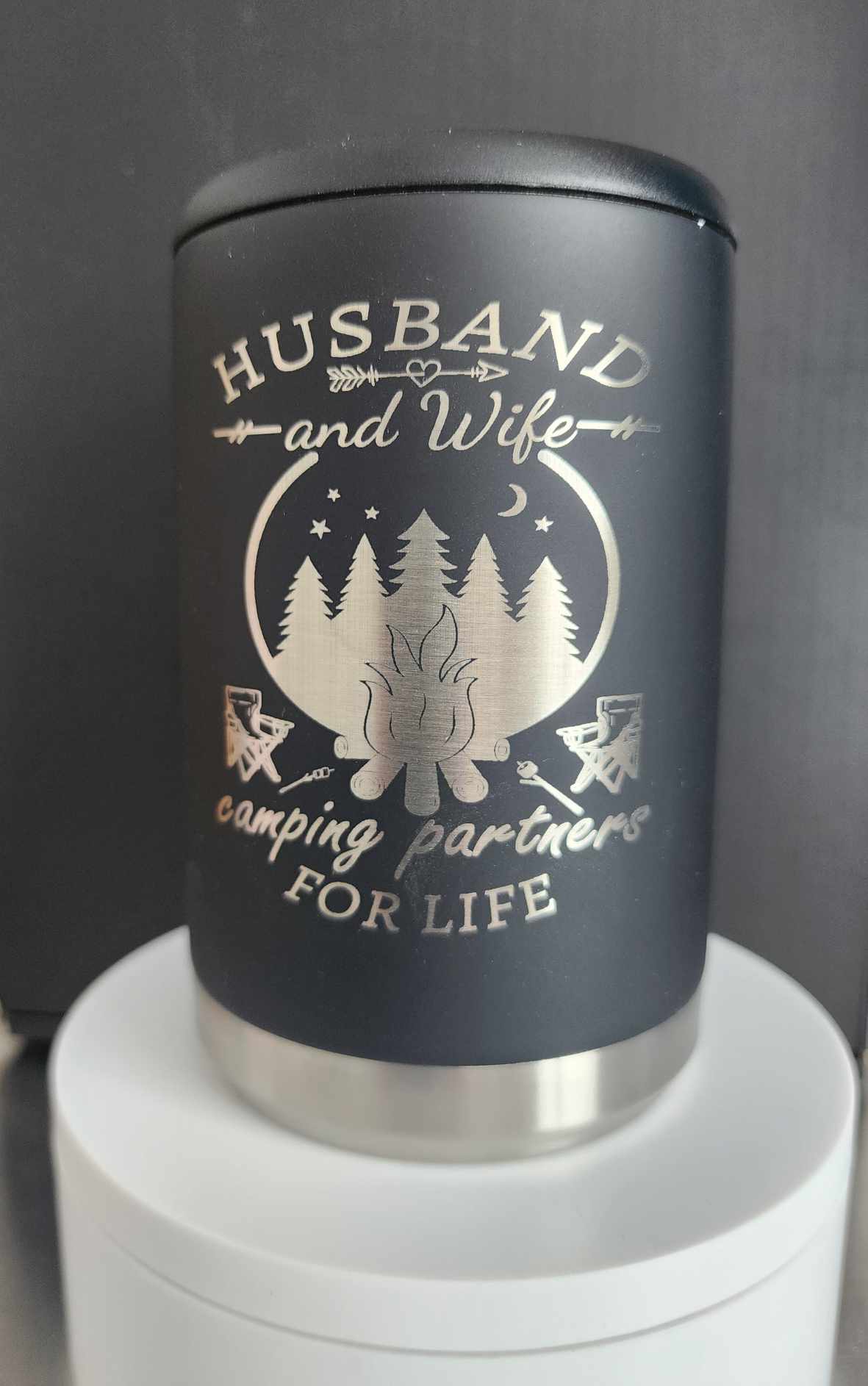Skinny & Standard Can Cooler 12 oz Stainless Steel Can Cooler F**K It Let's get dirty