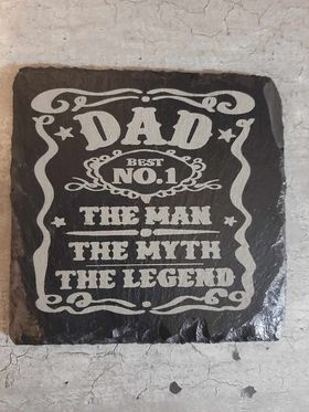 Slate Coasters Customized Personalized Laser Engraved