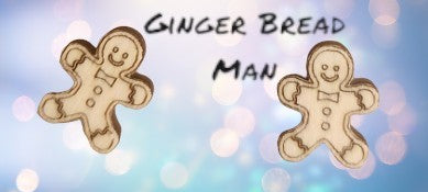 Cute Stud Earrings Handcrafted Laser Cut.