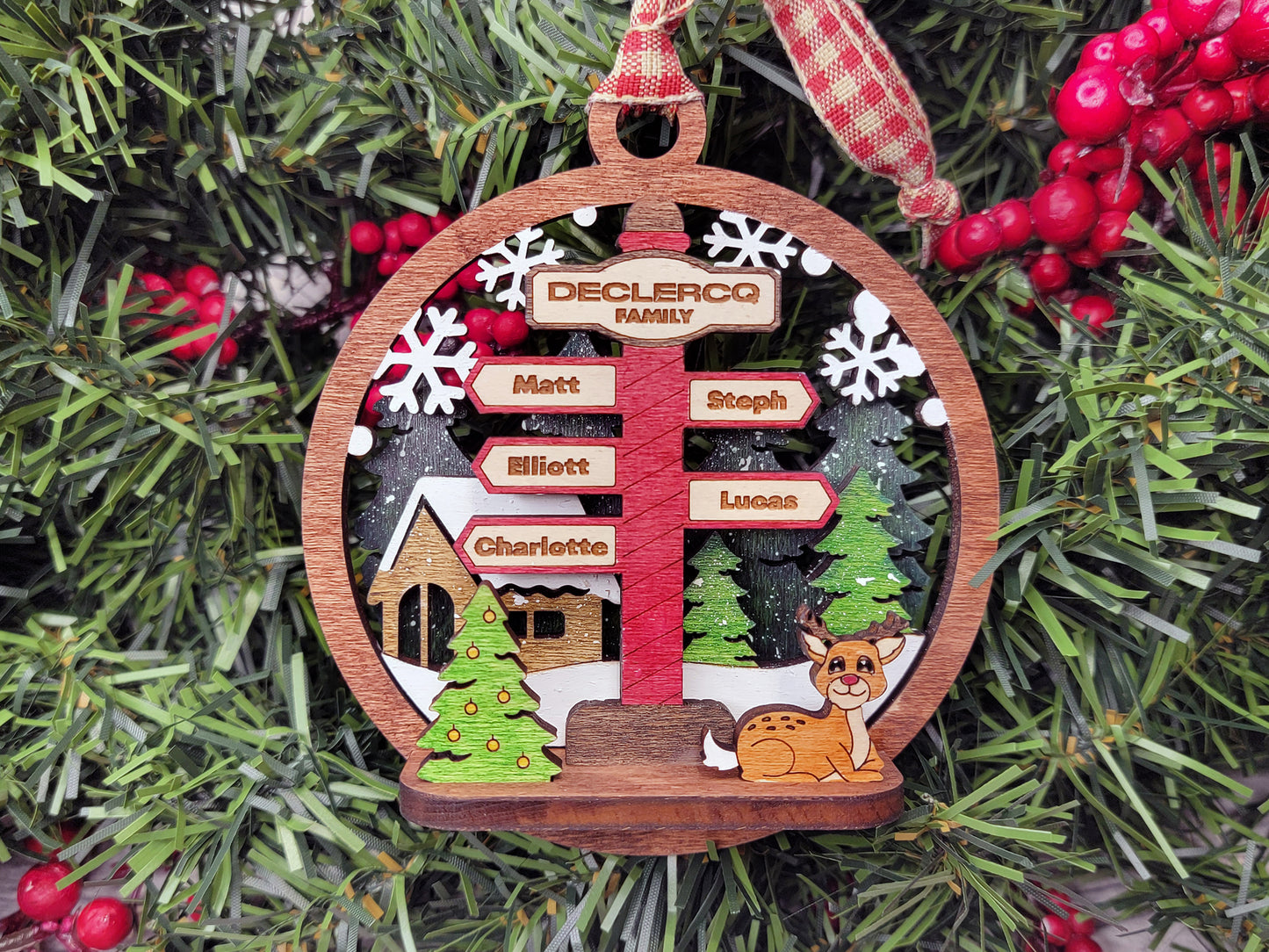 North Pole Pop-Up Ornament