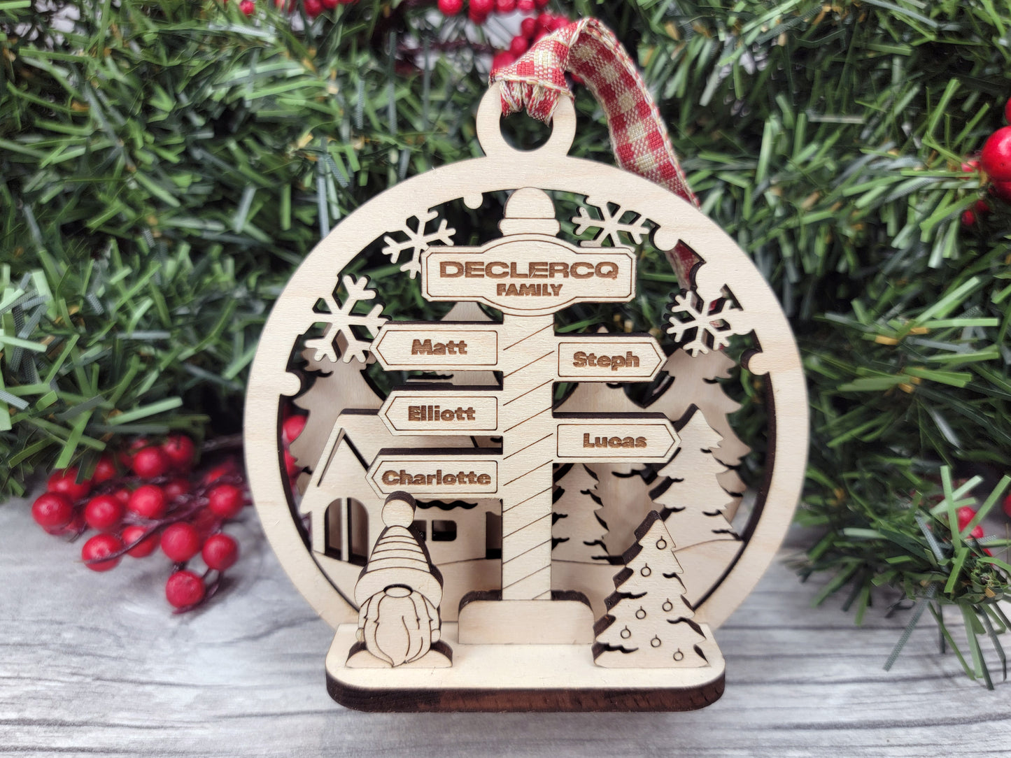 North Pole Pop-Up Ornament