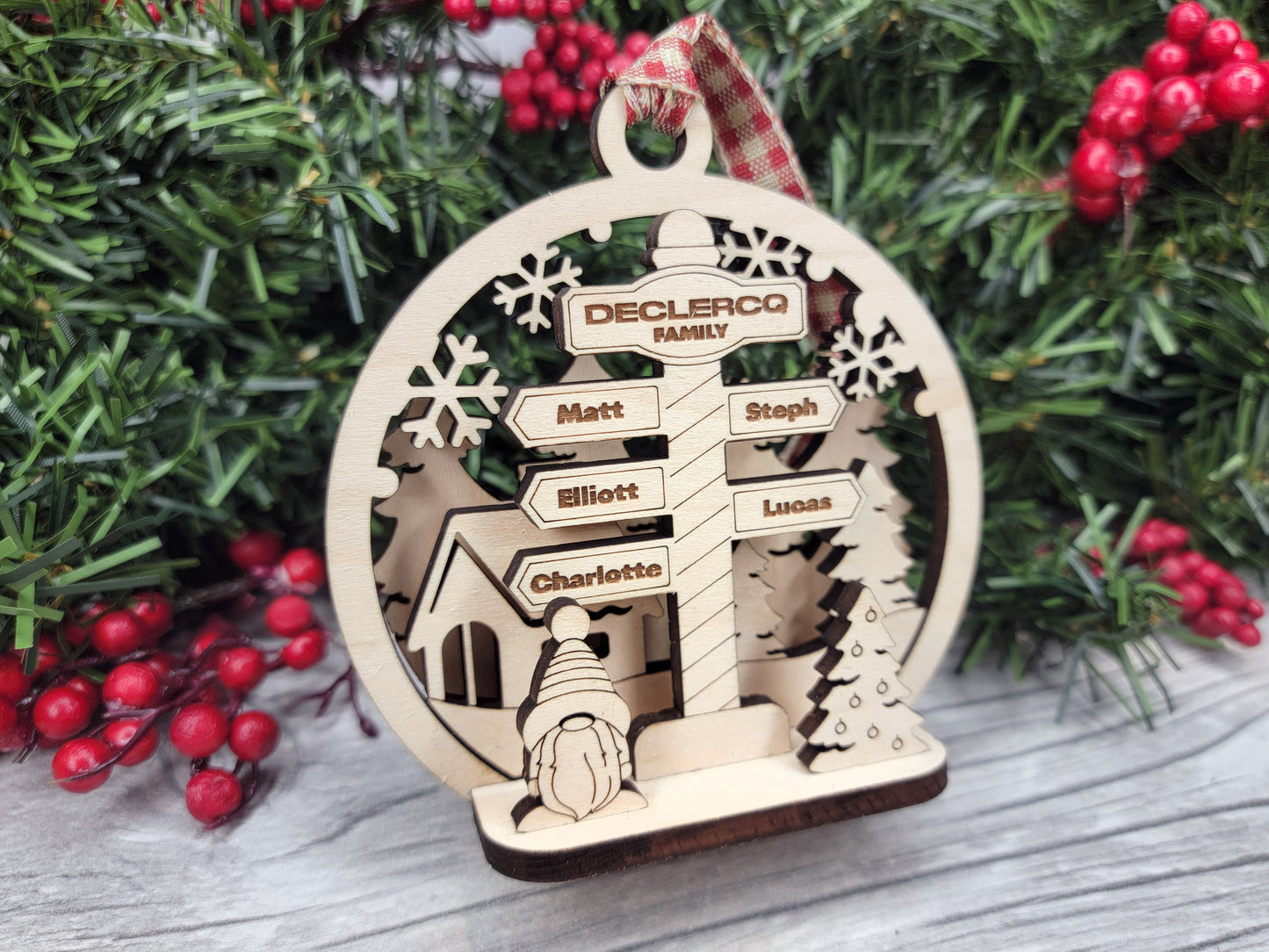 North Pole Pop-Up Ornament
