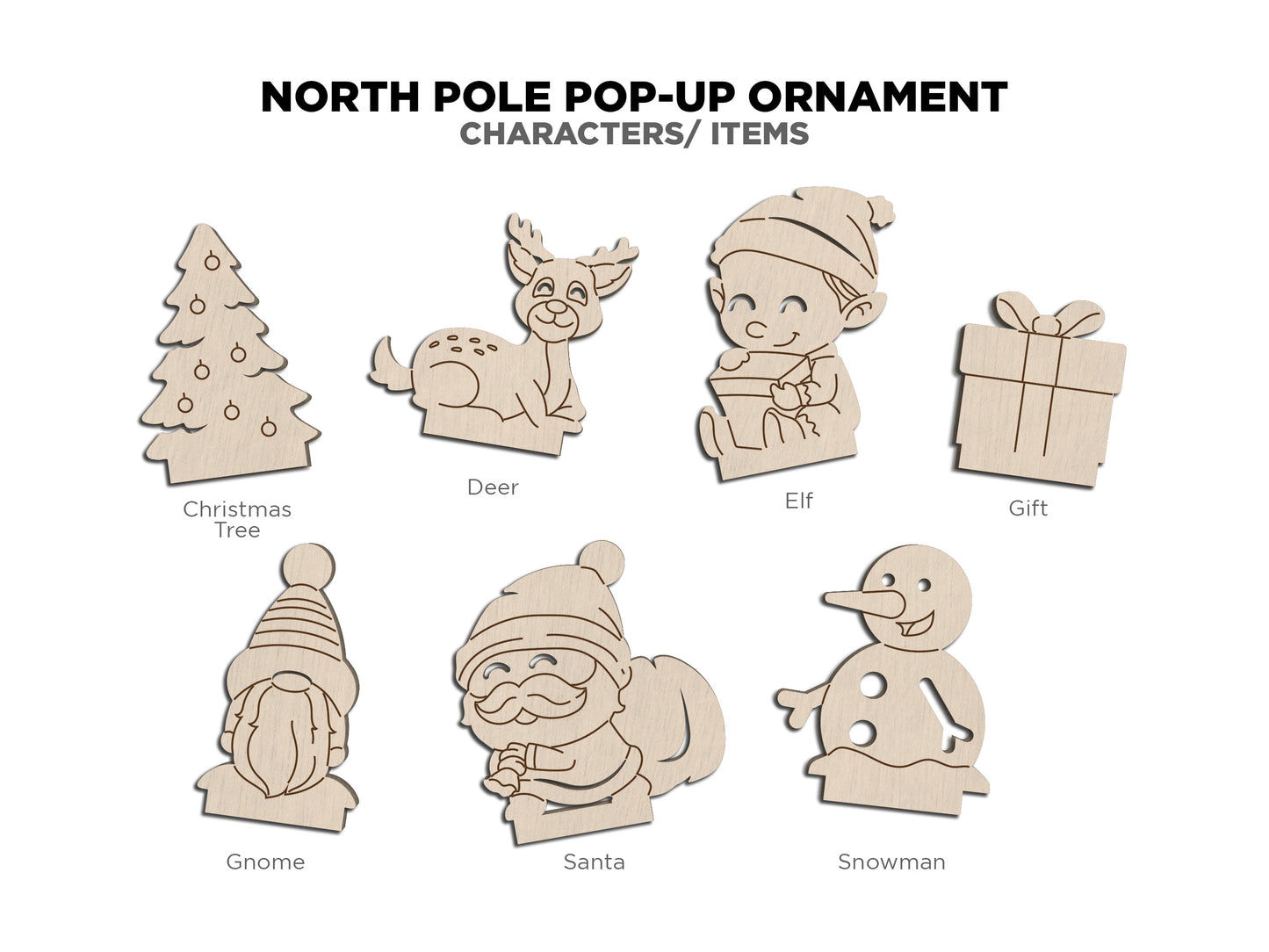 North Pole Pop-Up Ornament