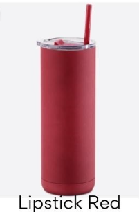 Softball Mama Full Wrap Maker 20 oz Soft Matte Lipstick Red