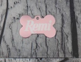 Personalized Tag, Laser Engraved Tag Customized Personalized Anodized Aluminum