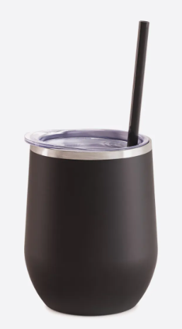 Bev Steel 12 oz Stainless Steel Wine Tumbler