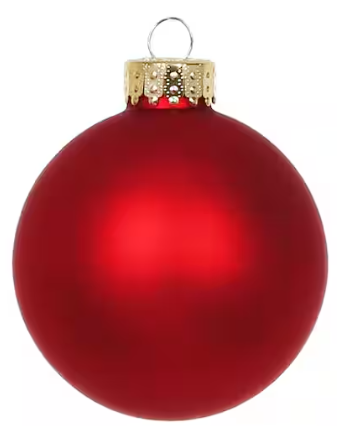 65mm/2.6inch Matte Colored Glass Ball Ornaments Custom Personalized Engraved