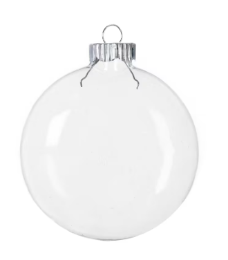 80mm/3.14 inch Glass Disc Ornaments Custom Personalized Engraved or Etched