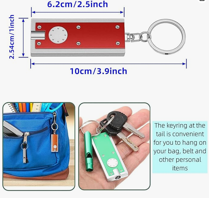 Mini Keychain LED Lights, Powerful LED Keychain Lights Customized Personalized Laser Engraved