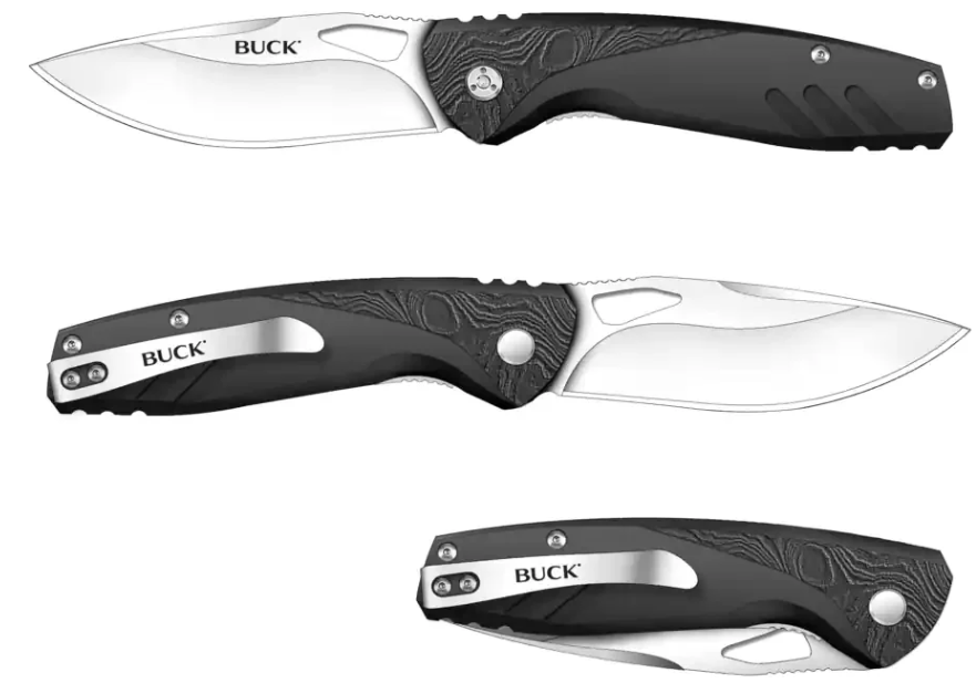 Buck Knives Kingsman Folding Knife w/ Pocket Clip, 2.75-in