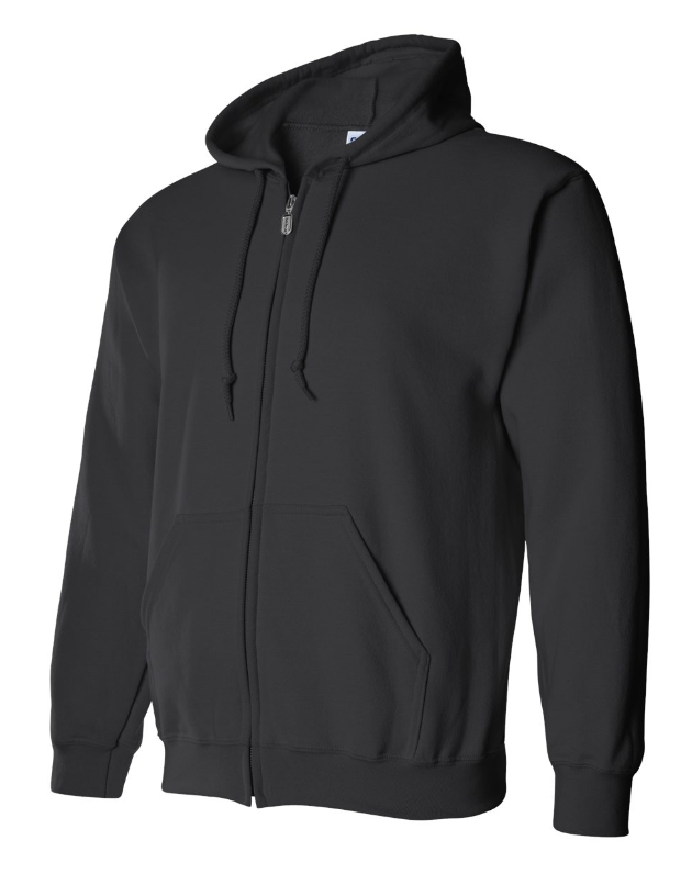 Youth Zip-Up Hoodie BLACK SUZIR'JA Flying Stars