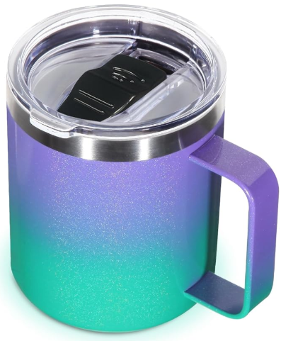 Townie Insulated Coffee Mug, 14 oz 414ml | Double Wall Vacuum Sealed Camp Cup