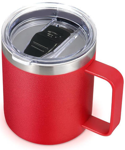 Townie Insulated Coffee Mug, 14 oz 414ml | Double Wall Vacuum Sealed Camp Cup
