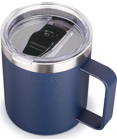 Townie Insulated Coffee Mug, 14 oz 414ml | Double Wall Vacuum Sealed Camp Cup