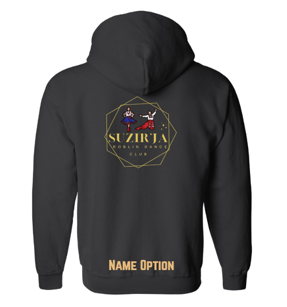 Zip-Up Hoodie ROYAL BLUE SUZIR'JA Ukrainian Dancers