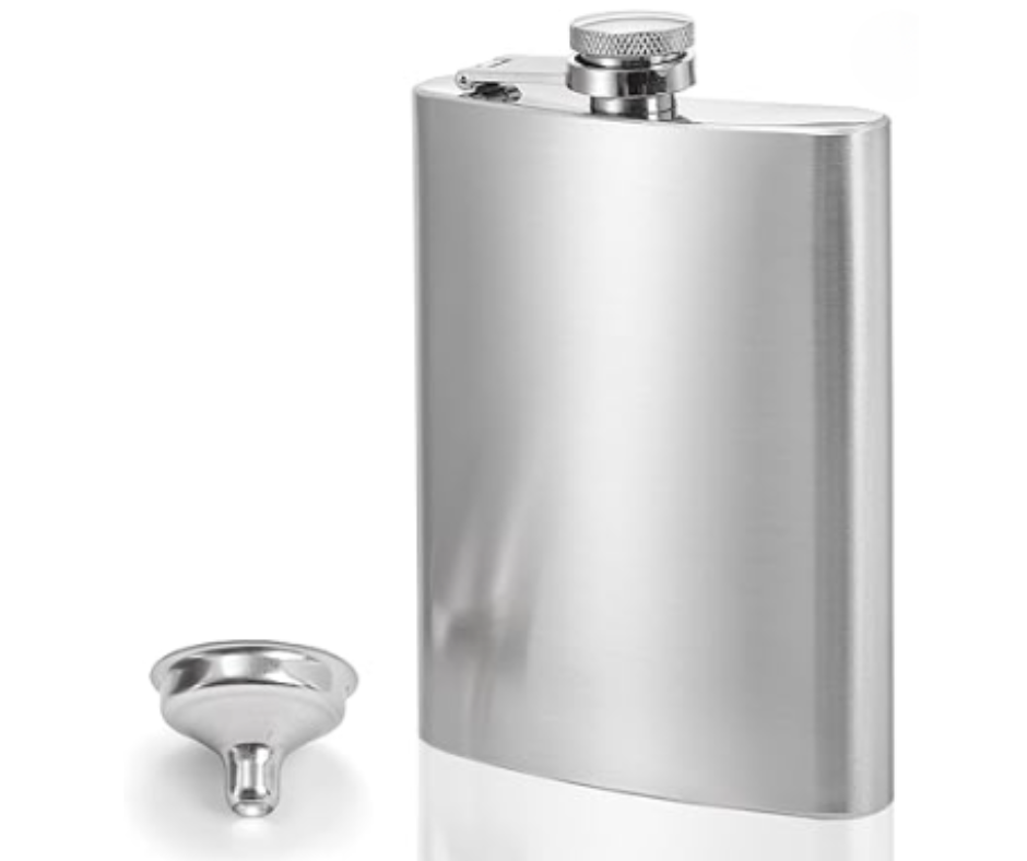8 oz Stainless Steel Hip Flask & Funnel Set