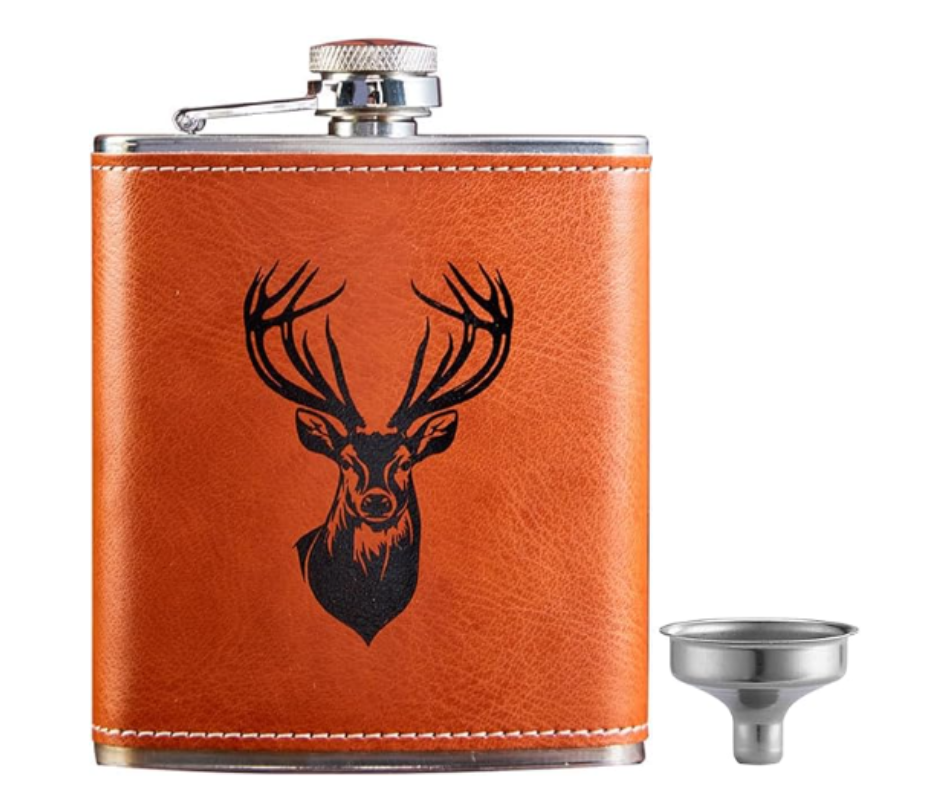 8 oz Stainless Steel Hip Flask & Funnel Set