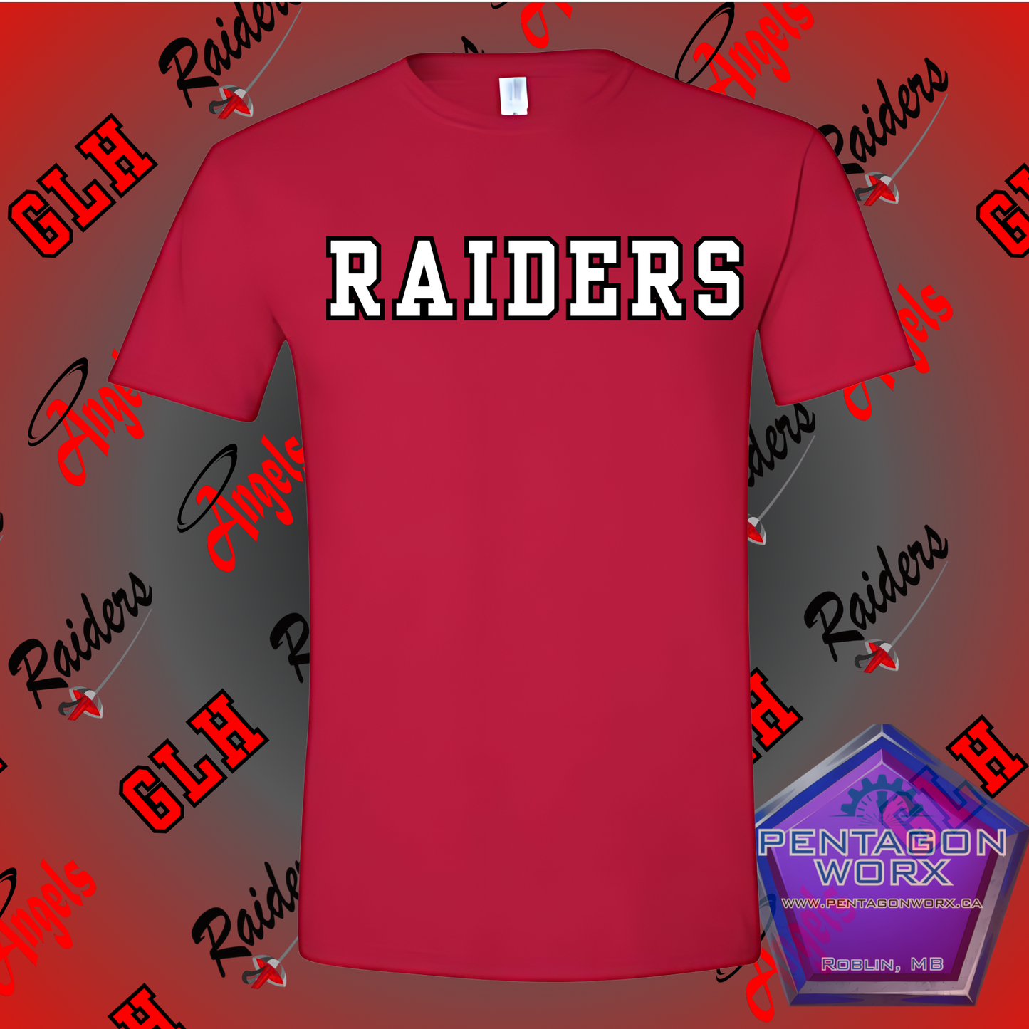 GLH | T-SHIRT RAIDERS TEXT Mens