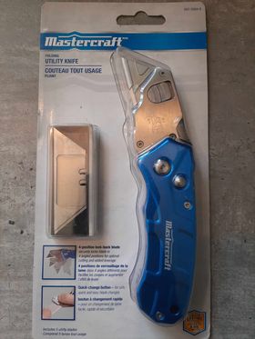 Mastercraft Folding Blade Utility Knife