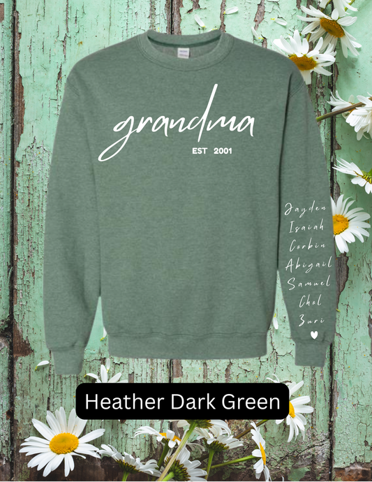 Mama | Grandma | Nana Crewneck Sweater