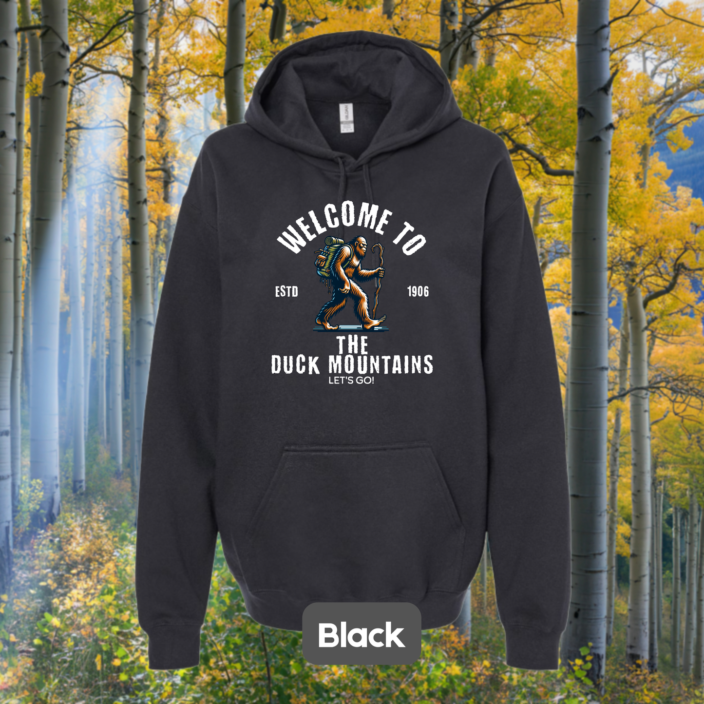DUCK MOUNTAINS Sasquatch Hiker Hoodie