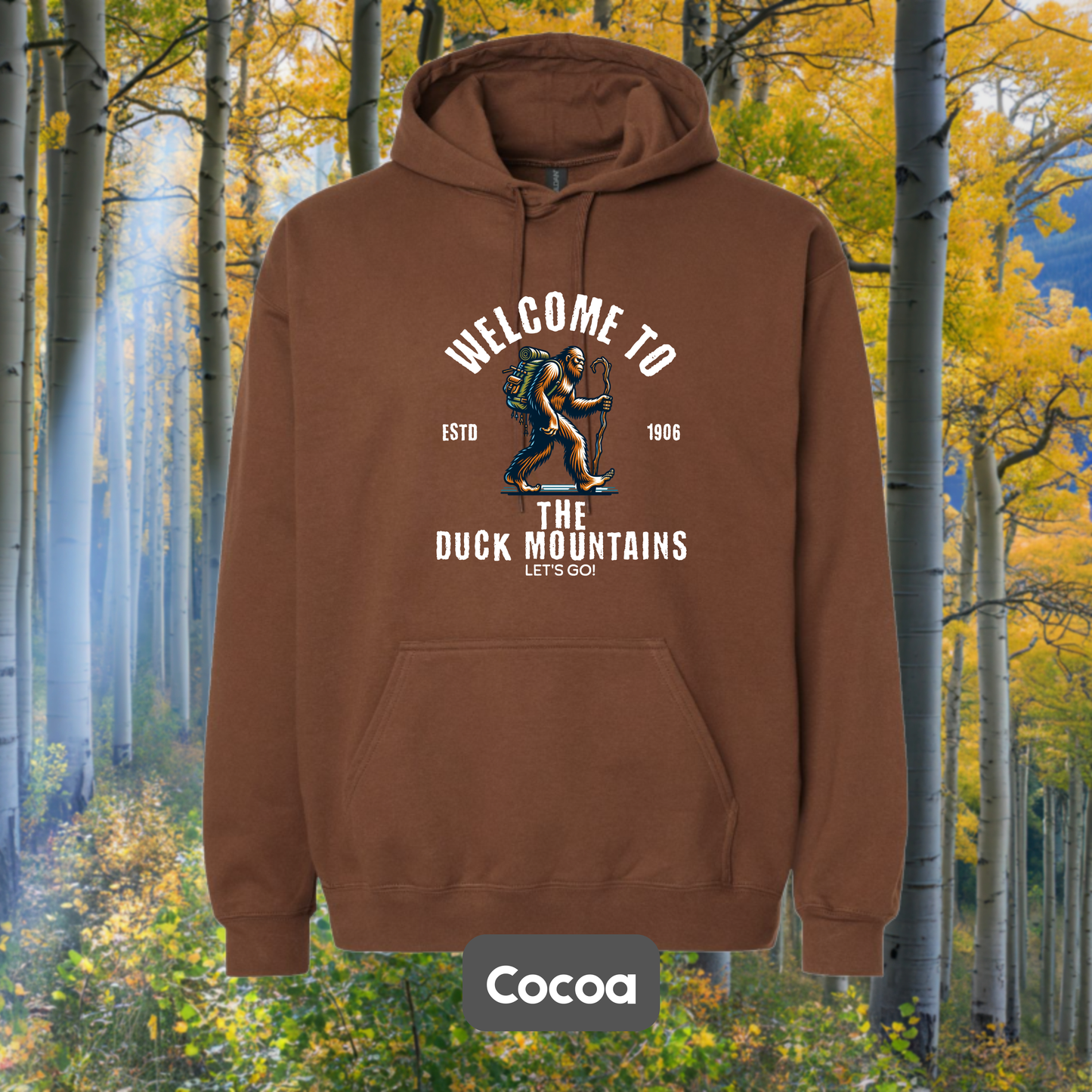 DUCK MOUNTAINS Sasquatch Hiker Hoodie