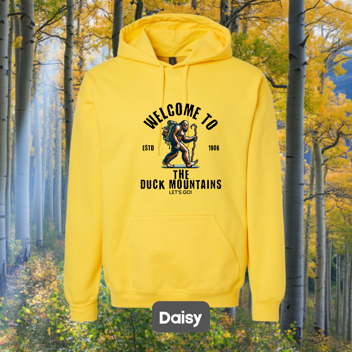 DUCK MOUNTAINS Sasquatch Hiker Hoodie