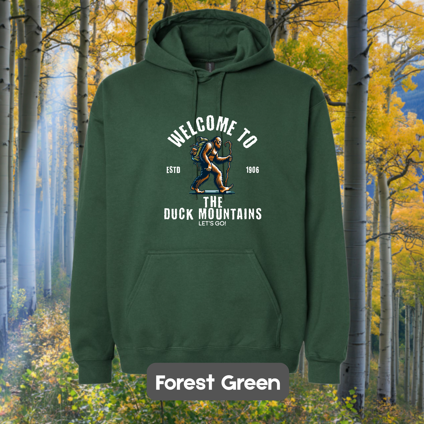 DUCK MOUNTAINS Sasquatch Hiker Hoodie