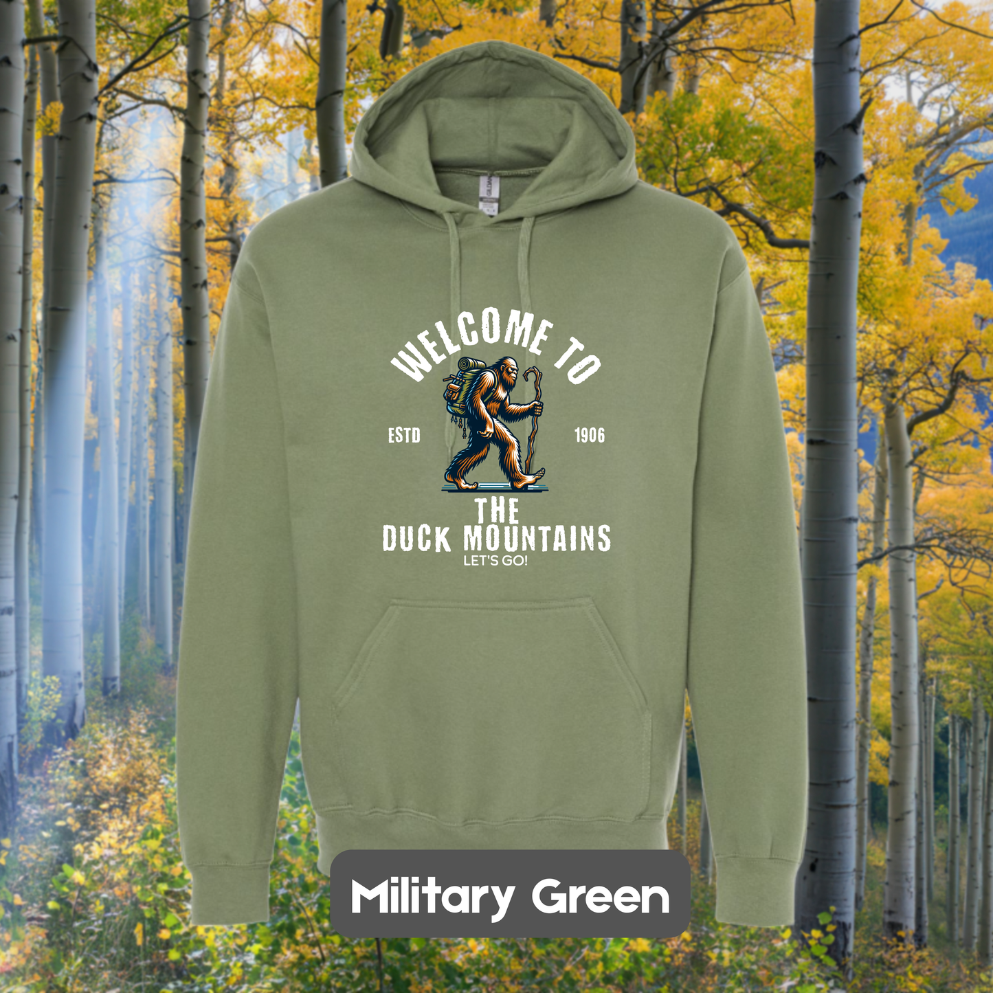DUCK MOUNTAINS Sasquatch Hiker Hoodie