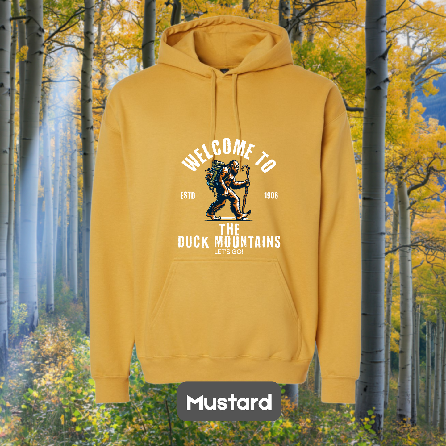 DUCK MOUNTAINS Sasquatch Hiker Hoodie