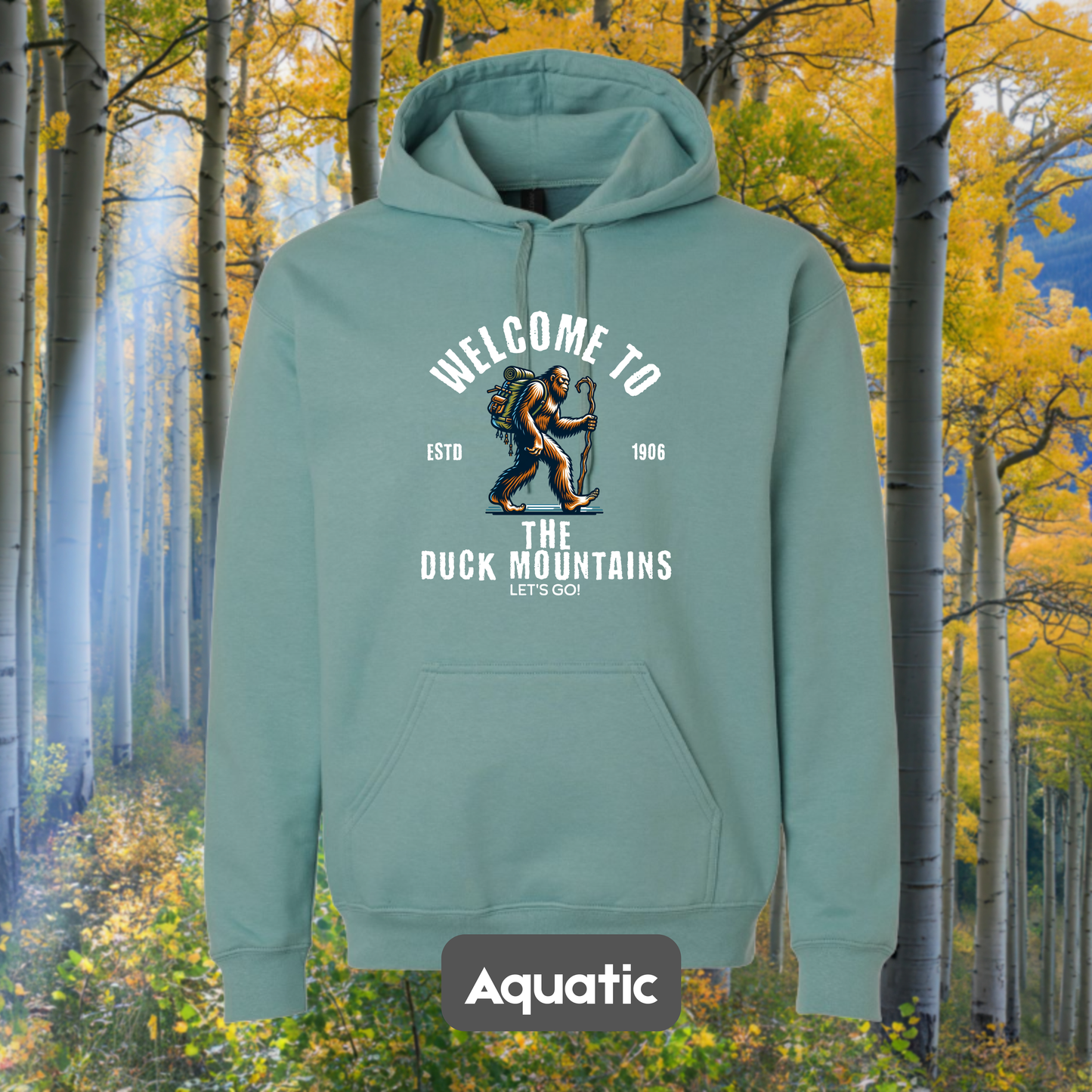 DUCK MOUNTAINS Sasquatch Hiker Hoodie