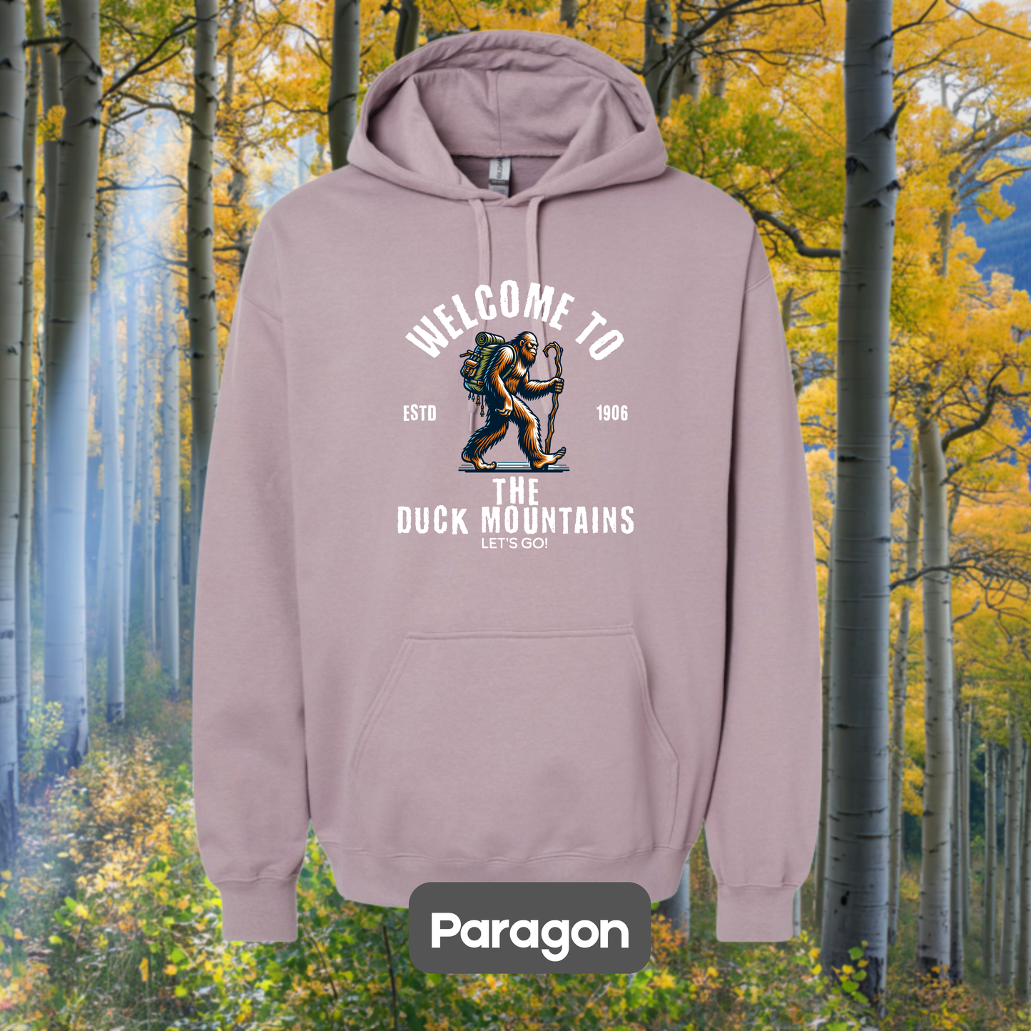 DUCK MOUNTAINS Sasquatch Hiker Hoodie