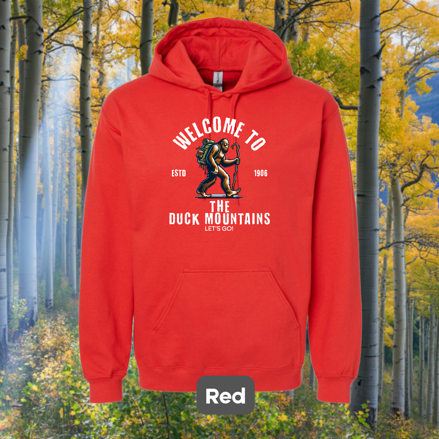 DUCK MOUNTAINS Sasquatch Hiker Hoodie