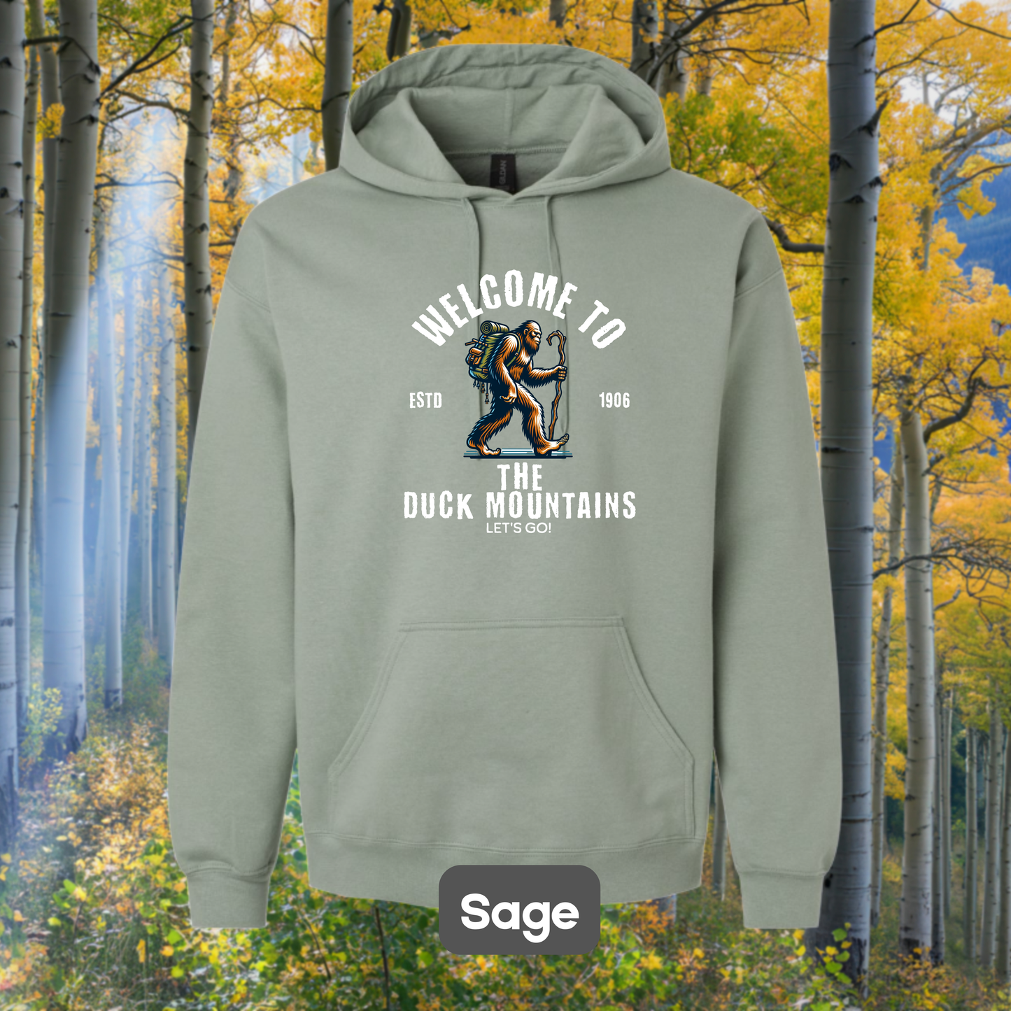 DUCK MOUNTAINS Sasquatch Hiker Hoodie