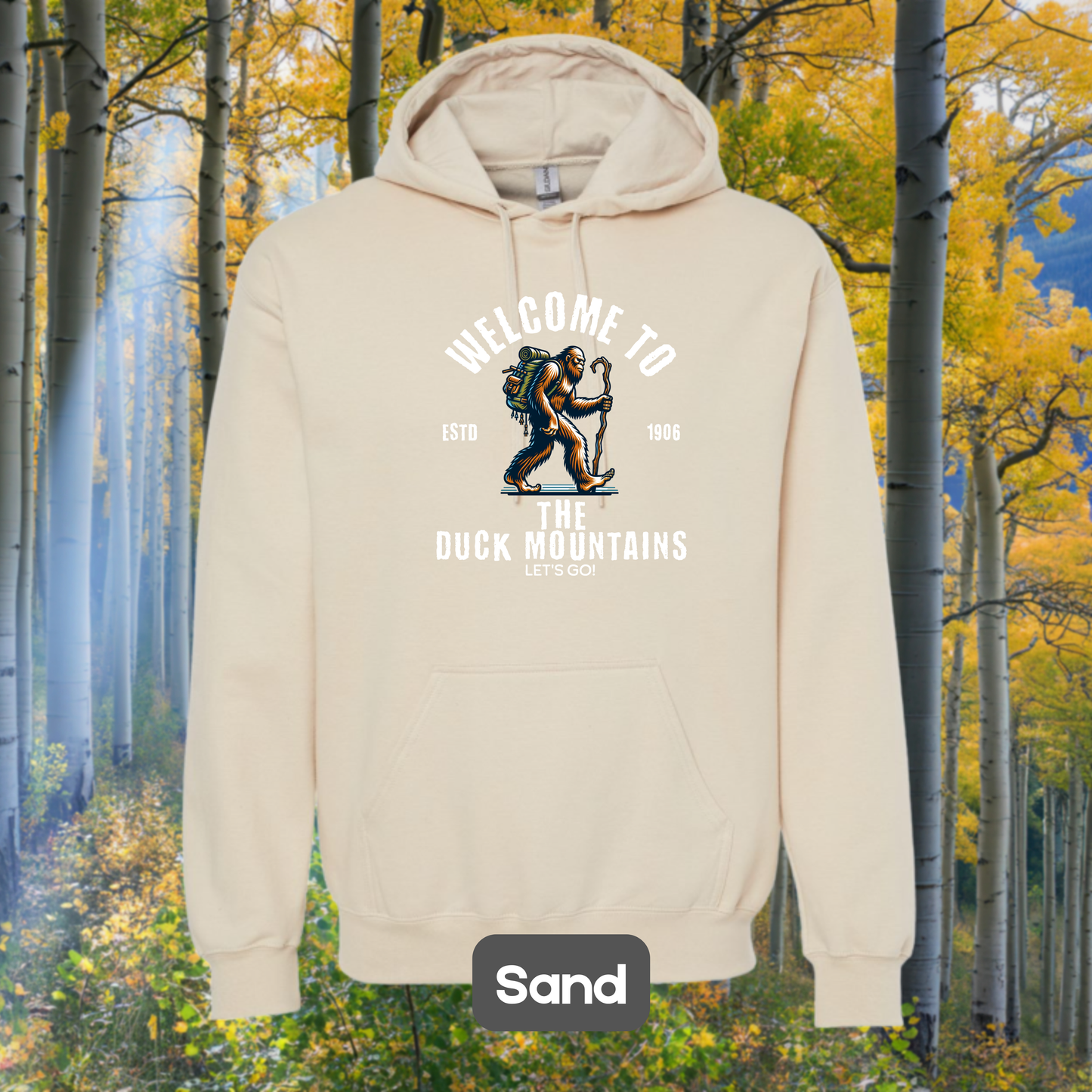 DUCK MOUNTAINS Sasquatch Hiker Hoodie