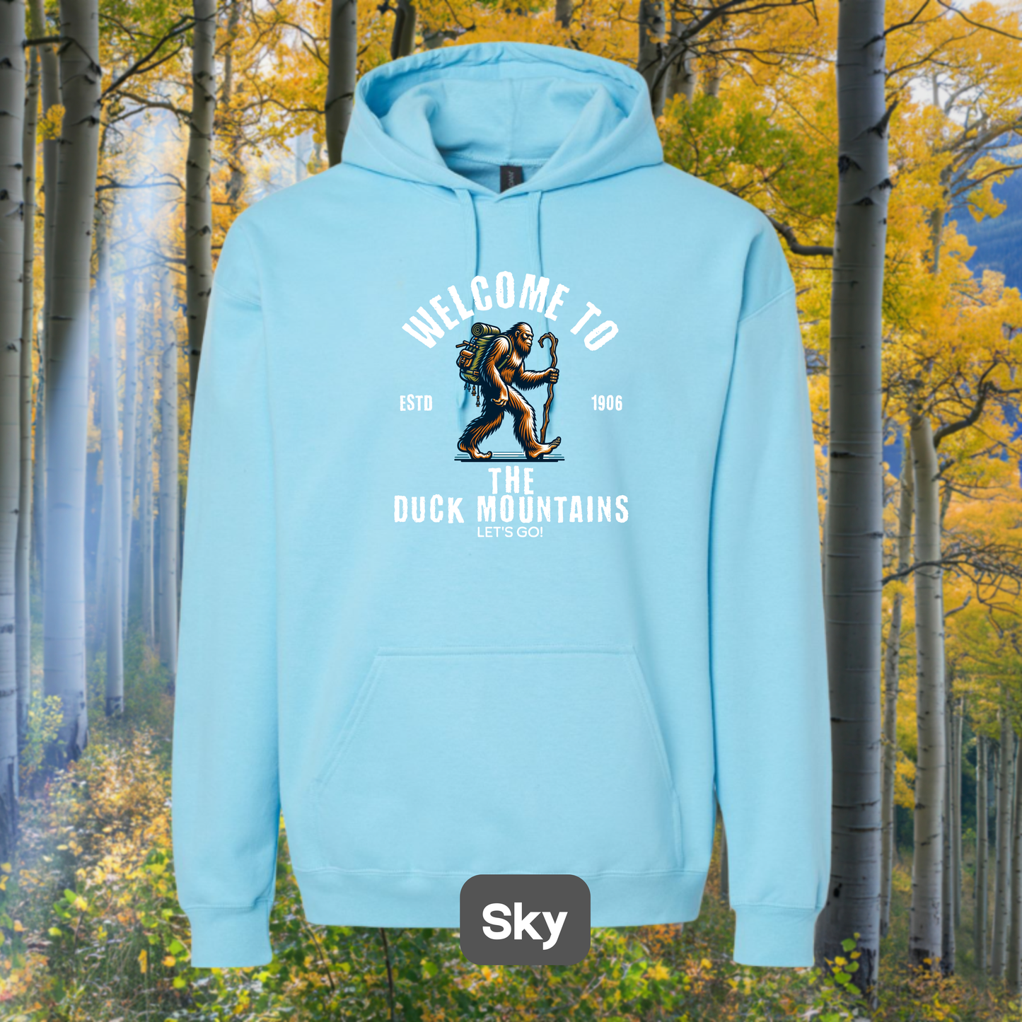 DUCK MOUNTAINS Sasquatch Hiker Hoodie
