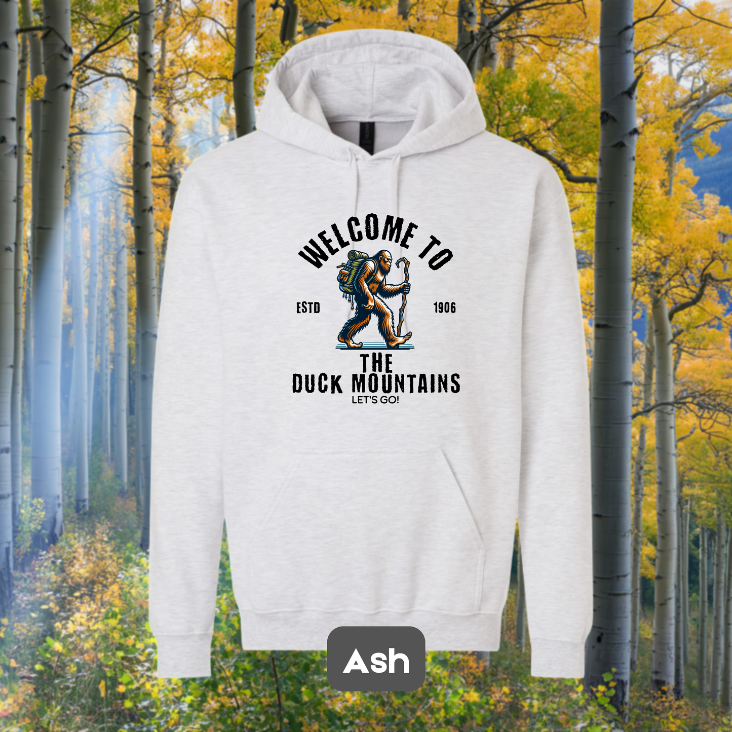 DUCK MOUNTAINS Sasquatch Hiker Hoodie