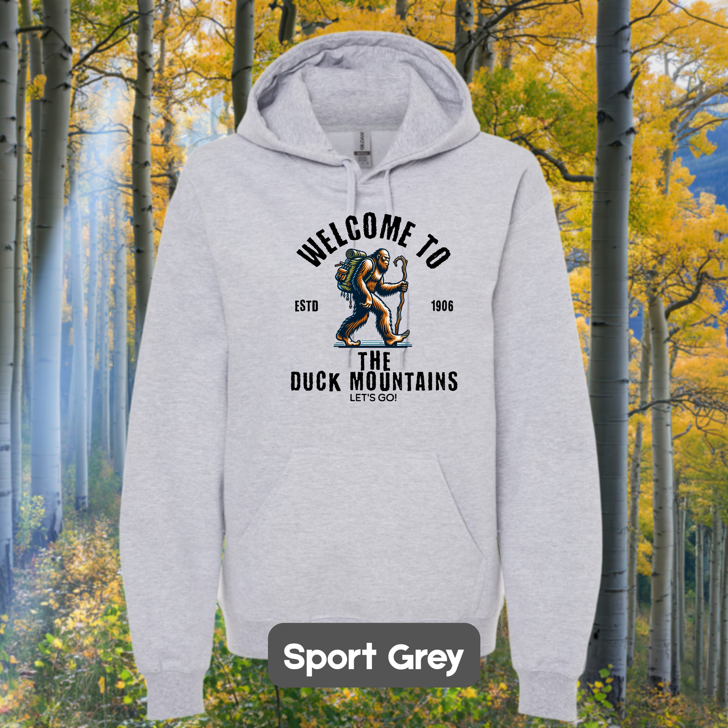 DUCK MOUNTAINS Sasquatch Hiker Hoodie