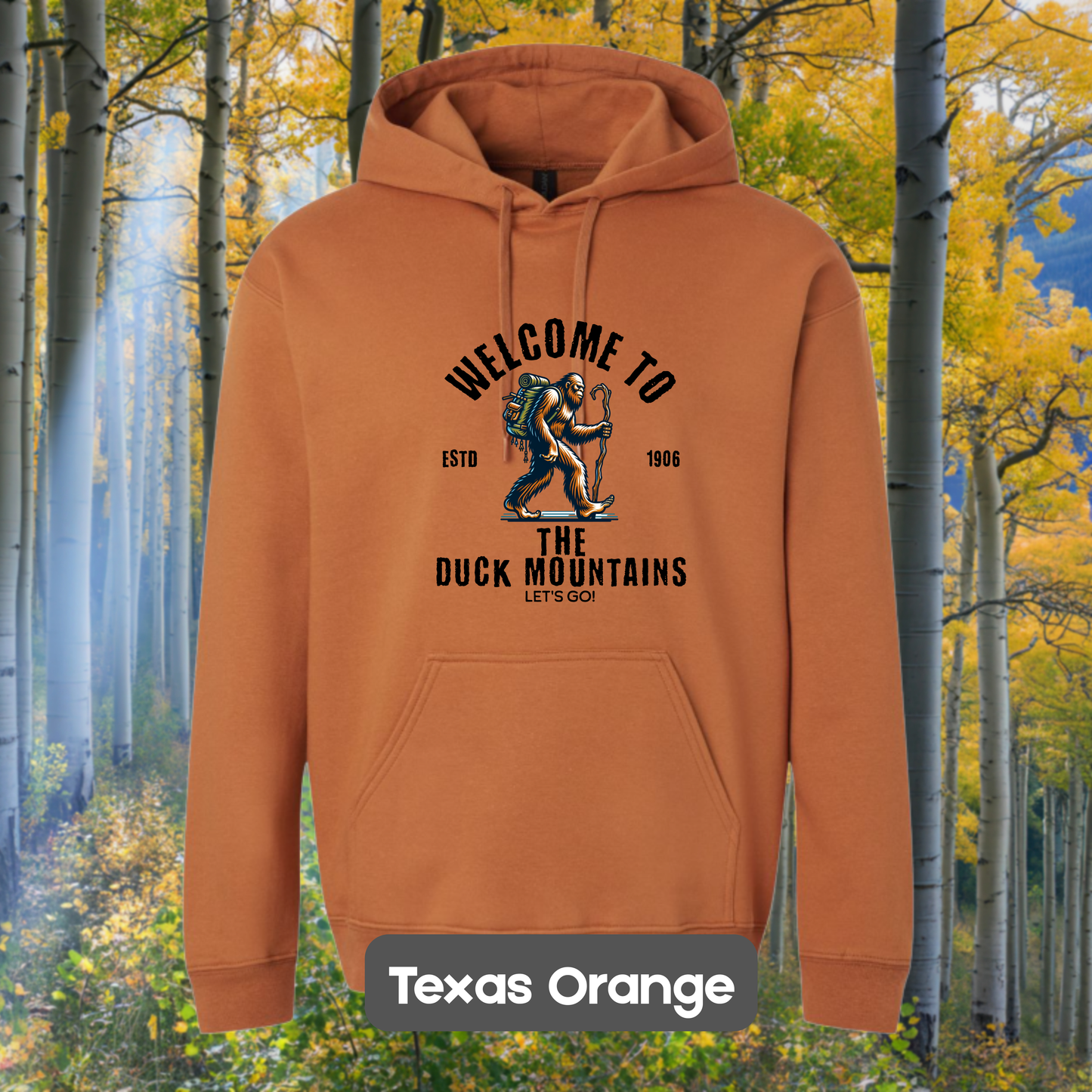 DUCK MOUNTAINS Sasquatch Hiker Hoodie